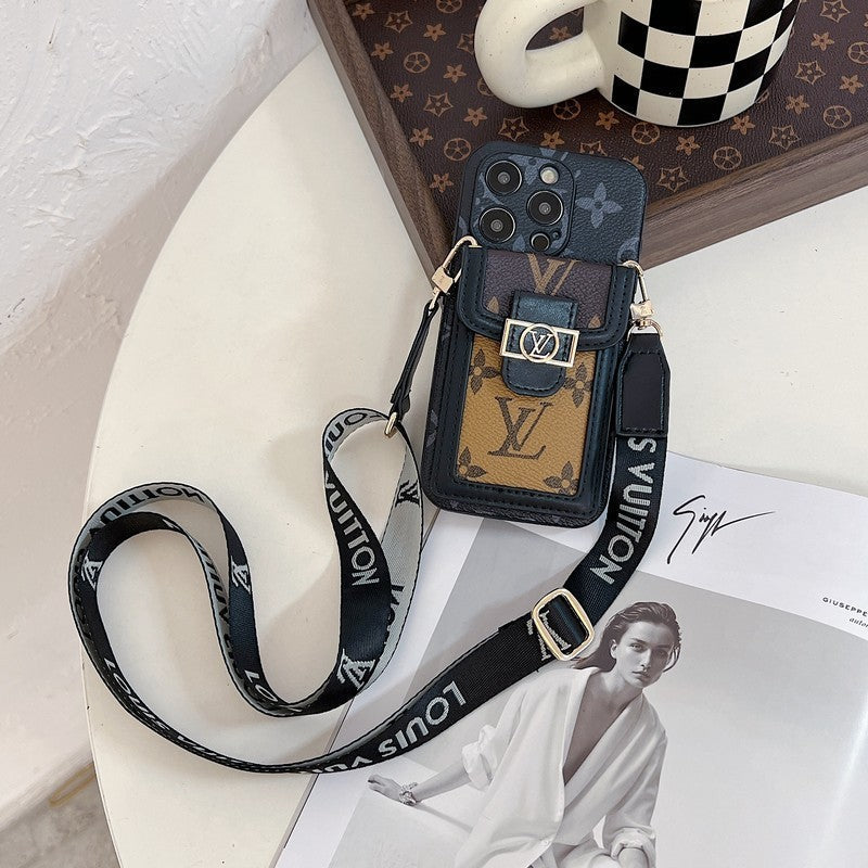 Lou Card Holder Crossbody iPhone -saken