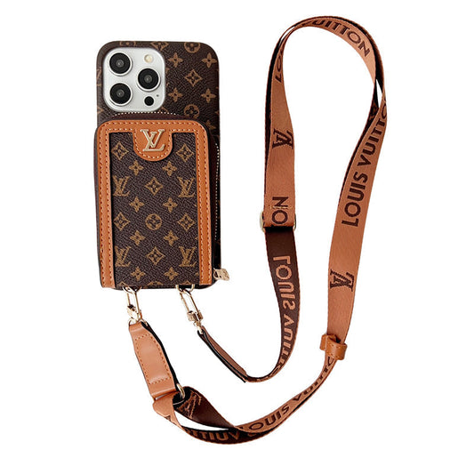 Lou GG Card Chain Chain Case para iPhone