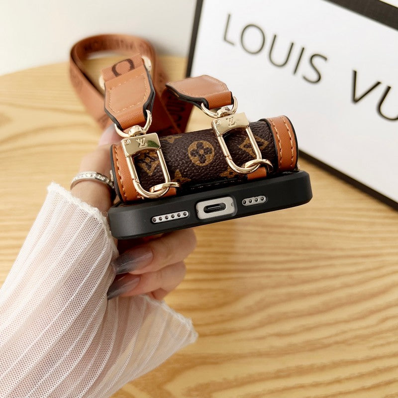 Lou GG Card Chain Chain Case para iPhone