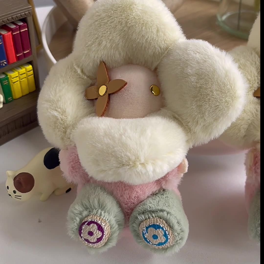 Chaveiro de pelúcia de girassol fofo – Bolsa de boneca Vivian para mulheres, carro & Decoração de mochila