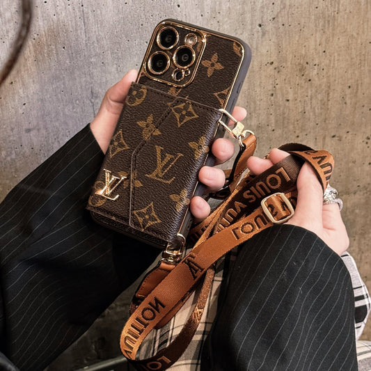 2025 Nieuwe klassieke luxe kaarthouder telefoonhoesje 💎📱09