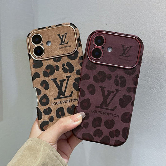 Lou Brown & Lilla farget skinndeksel til iPhone