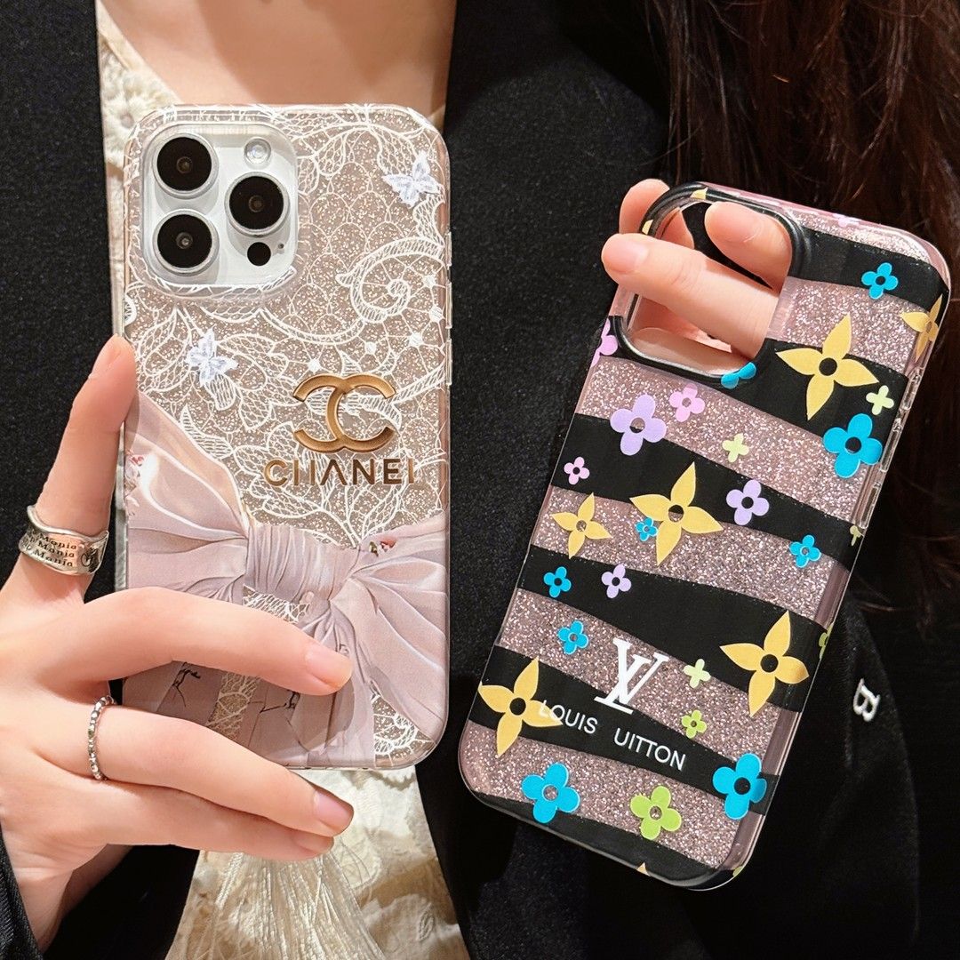 Chique Elegance: Luxury Pearl-verstrikt iPhone-hoes