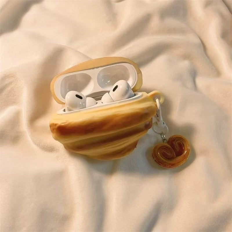 Sabor de leite divertido silicone 3d vaca chifre de pão foneão de ouvido