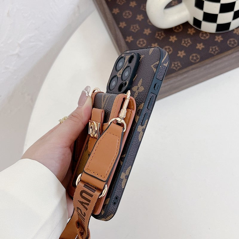 Lou Card Holder Crossbody iPhone -saken