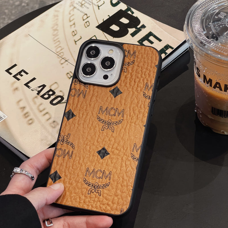 MCM iPhone Case Yellow-McK240603