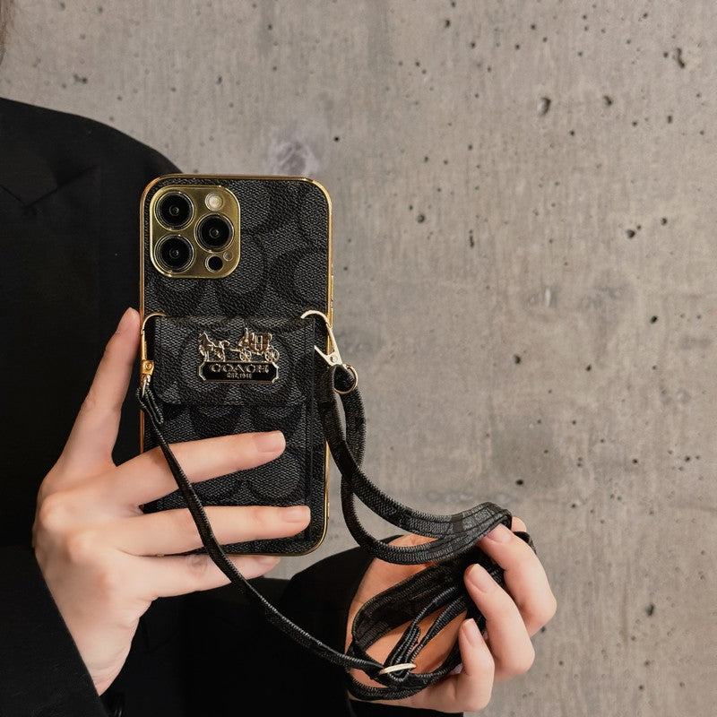 COA -kortpose Lærkjede iPhone -veske