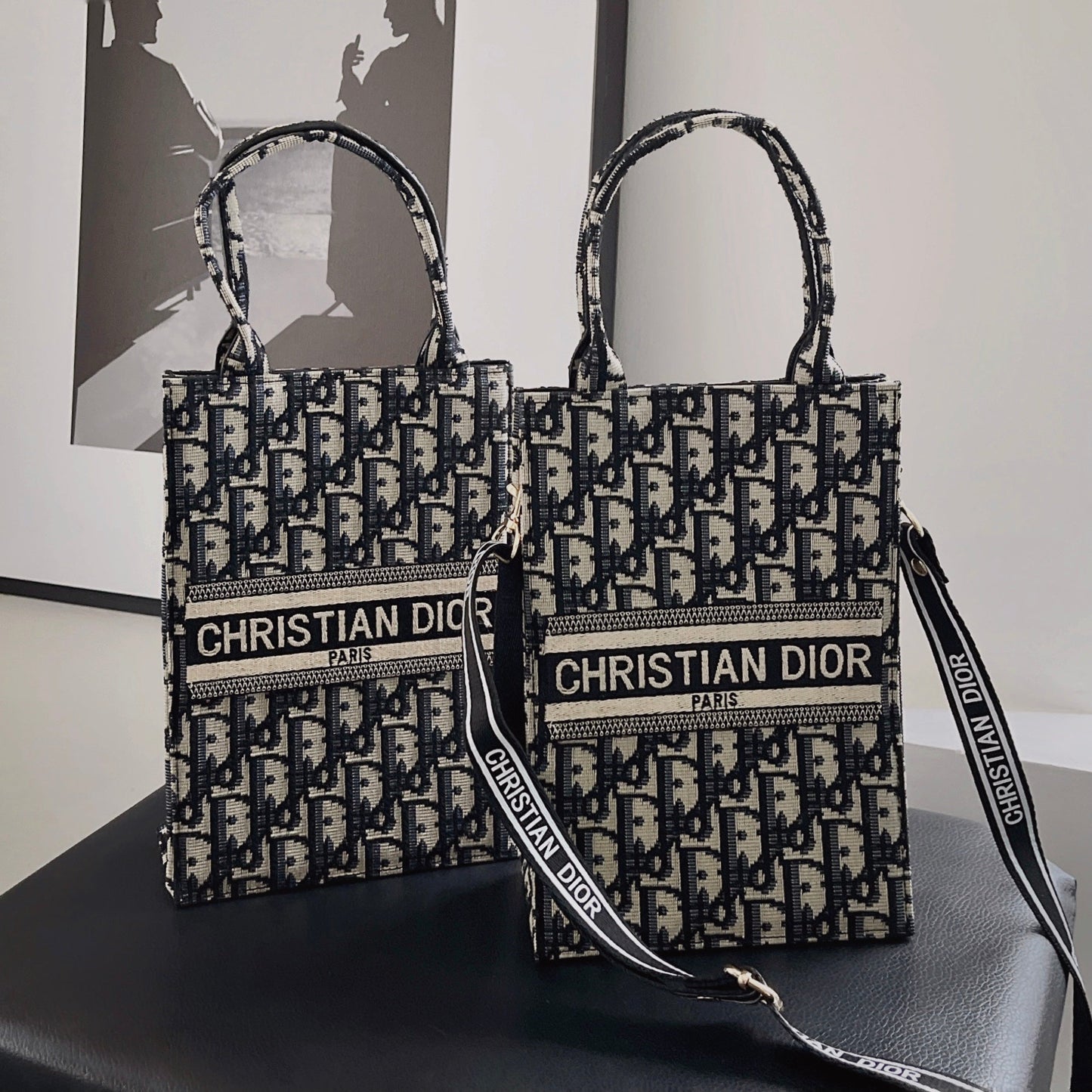 Klassieke draagtas met crossbody -band