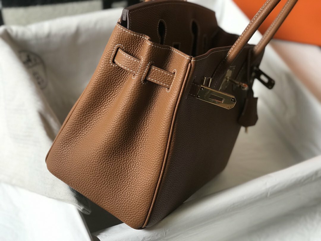 Handle Bag 30cm Brown