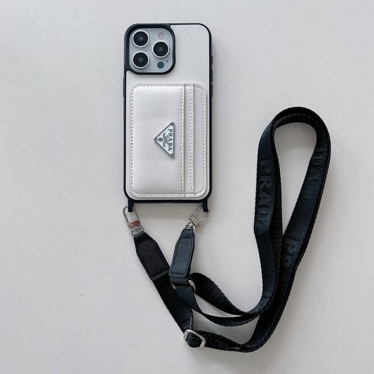 PRA -kortholderen CrossBody iPhone -sak