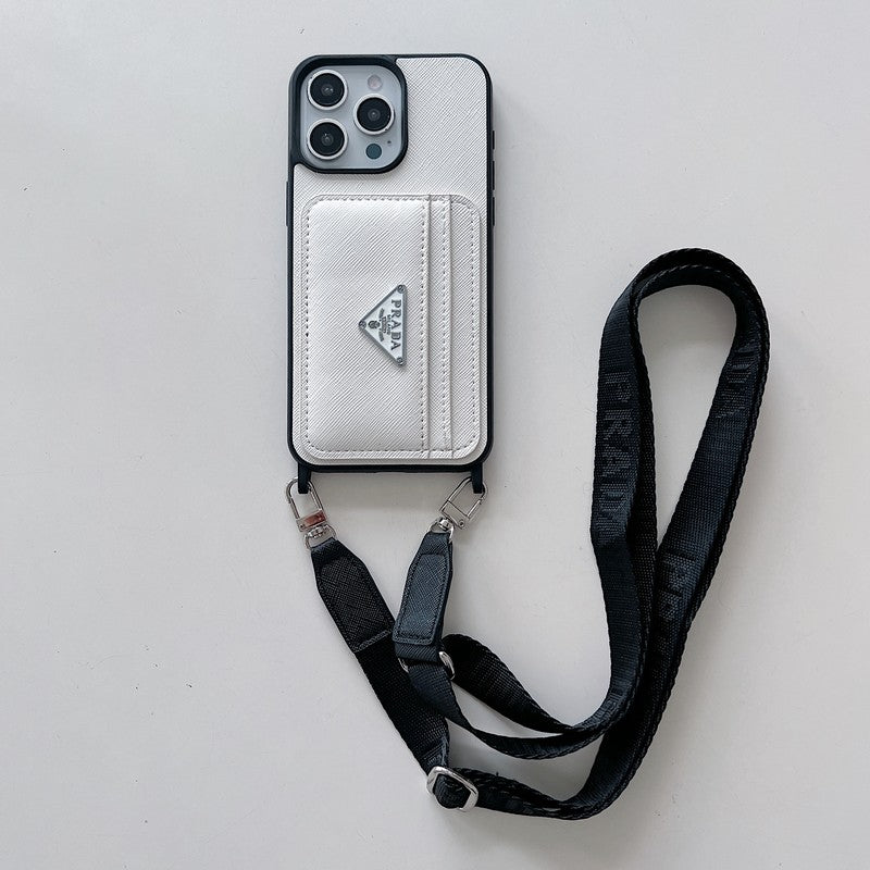 PRA -kortholderen CrossBody iPhone -sak