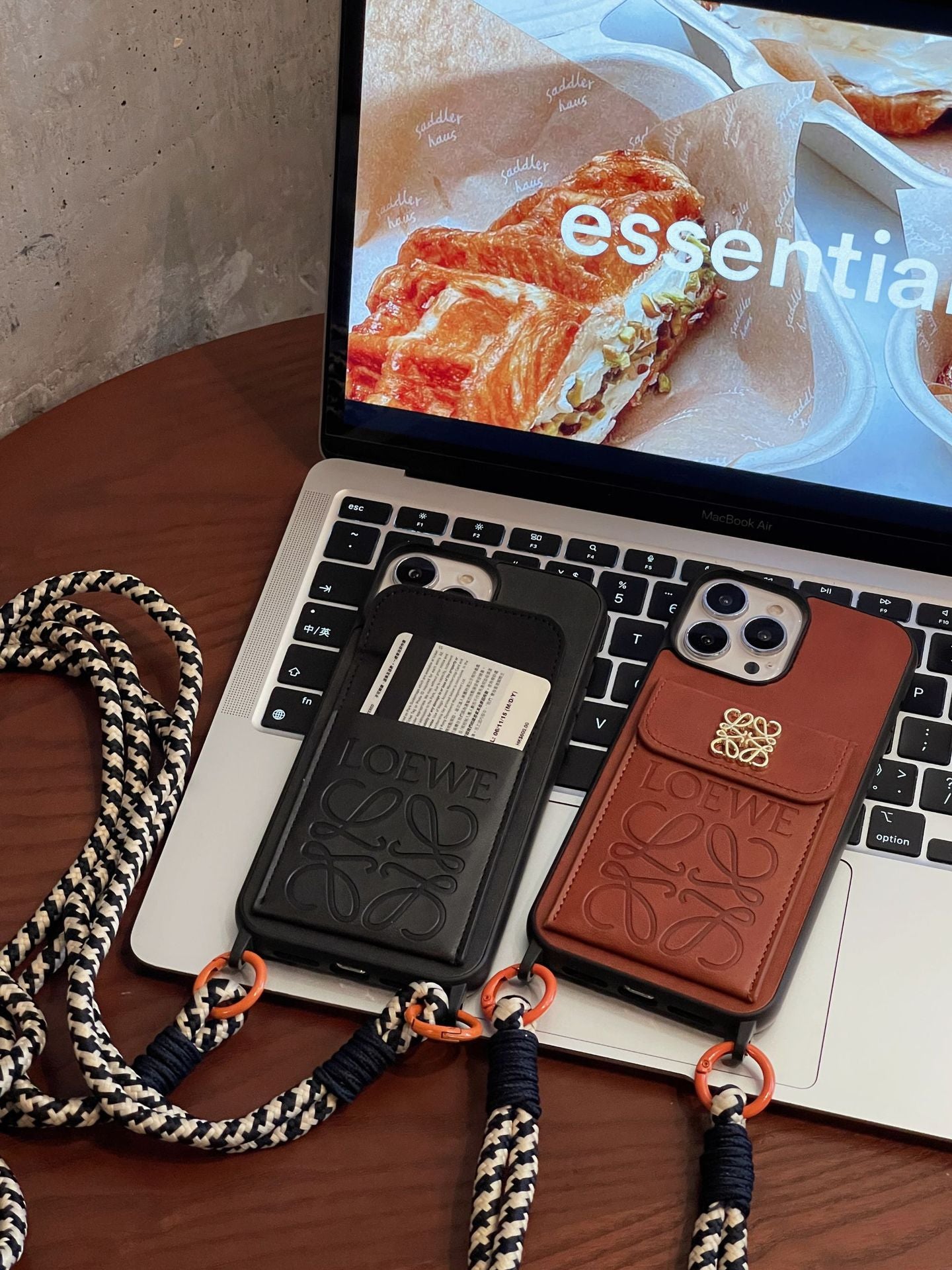 LOE Card Holder Leather iPhone -veske