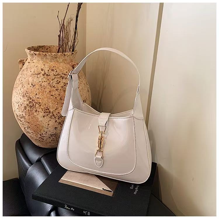 Classic Patent Leather Shoulder Bag