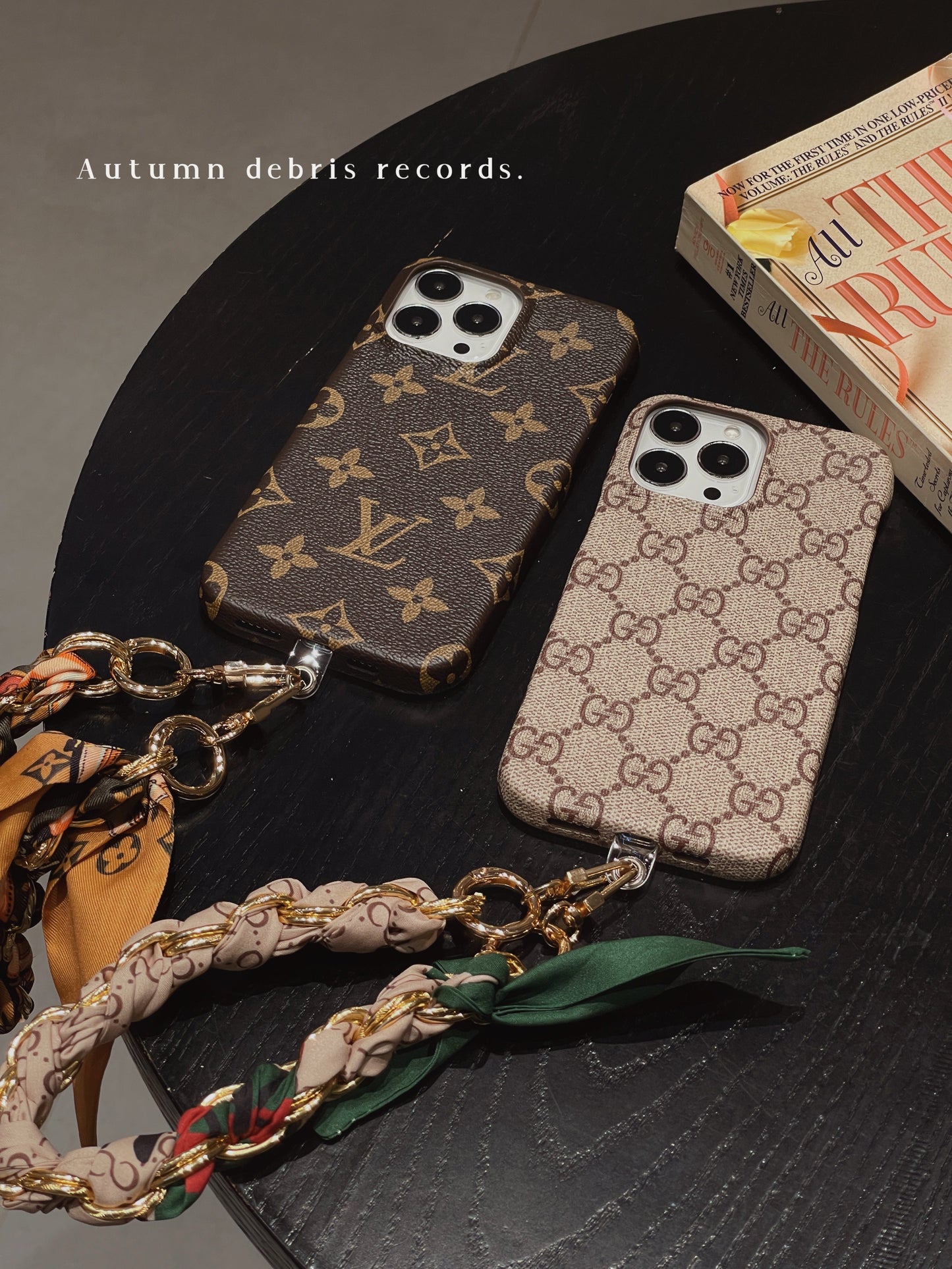 Lou de pulseira de seda Lou capa para iPhone
