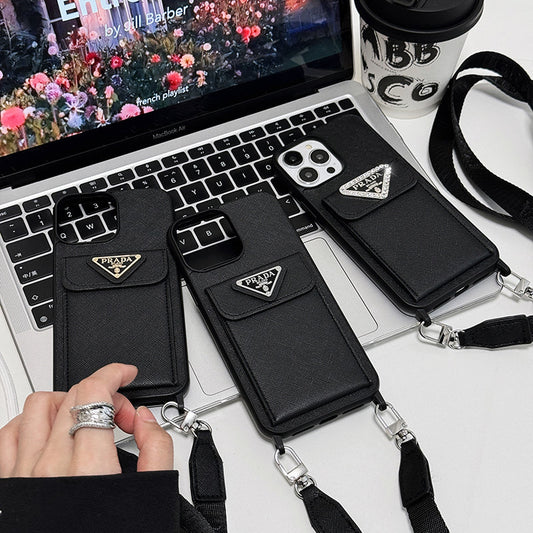 PRA Crossbody Leather iPhone -veske