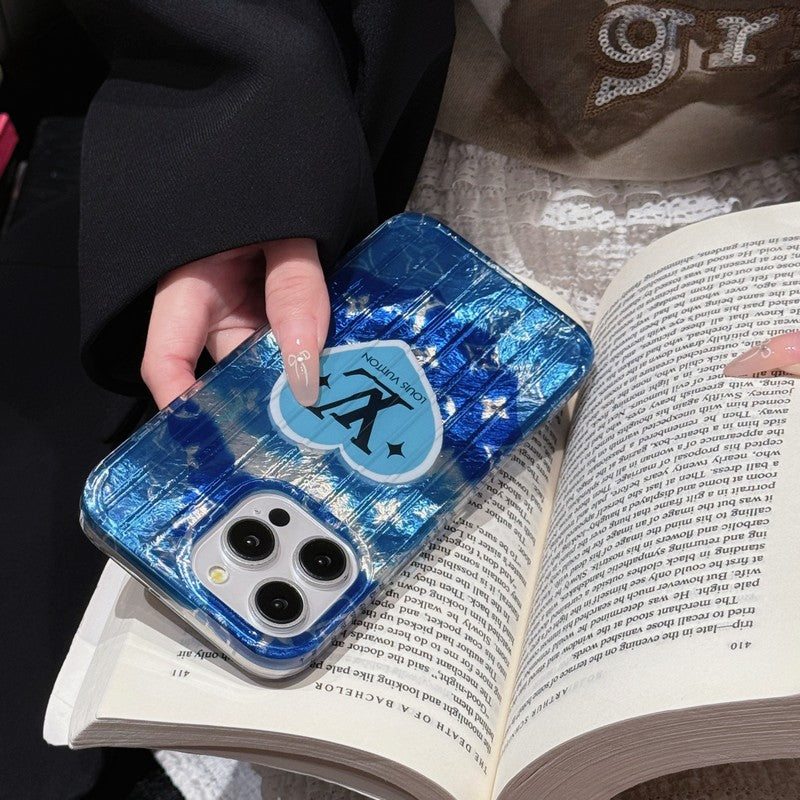 Lou Pink & Blátt iPhone hulstur