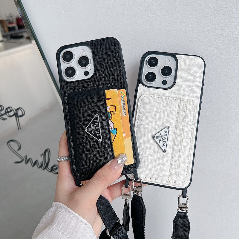 PRA -kortholderen CrossBody iPhone -sak
