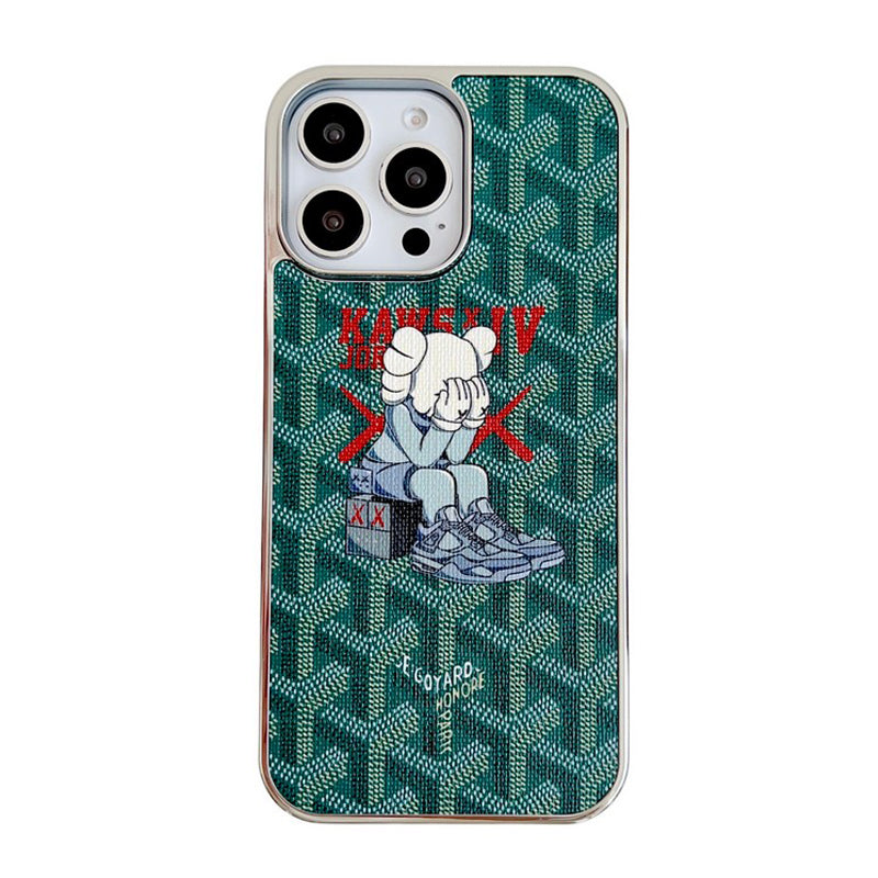 Goya X Kaw hvitt gull iPhone -saken