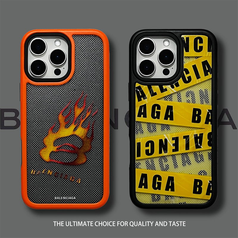 BB Amarelo & Capa vermelha para iPhone