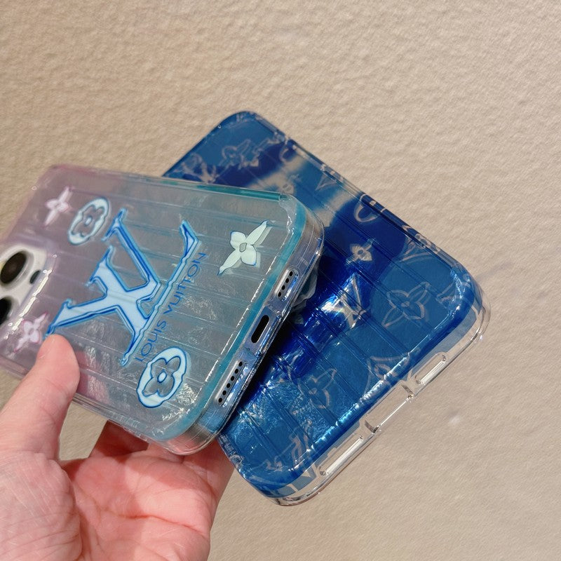 Lou Pink & Blátt iPhone hulstur