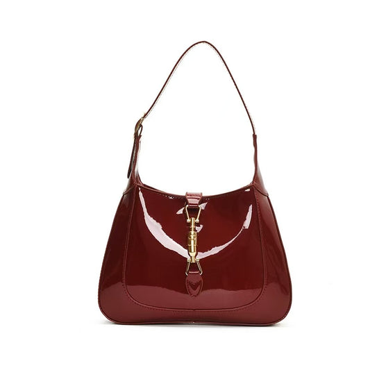 Classic Patent Leather Shoulder Bag