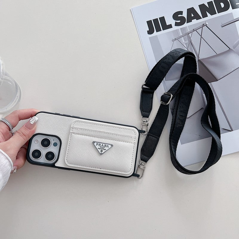 PRA -kortholderen CrossBody iPhone -sak