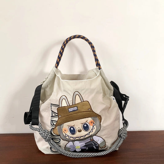 Labubu Explorer Tote Bag - Cute Meets Utility