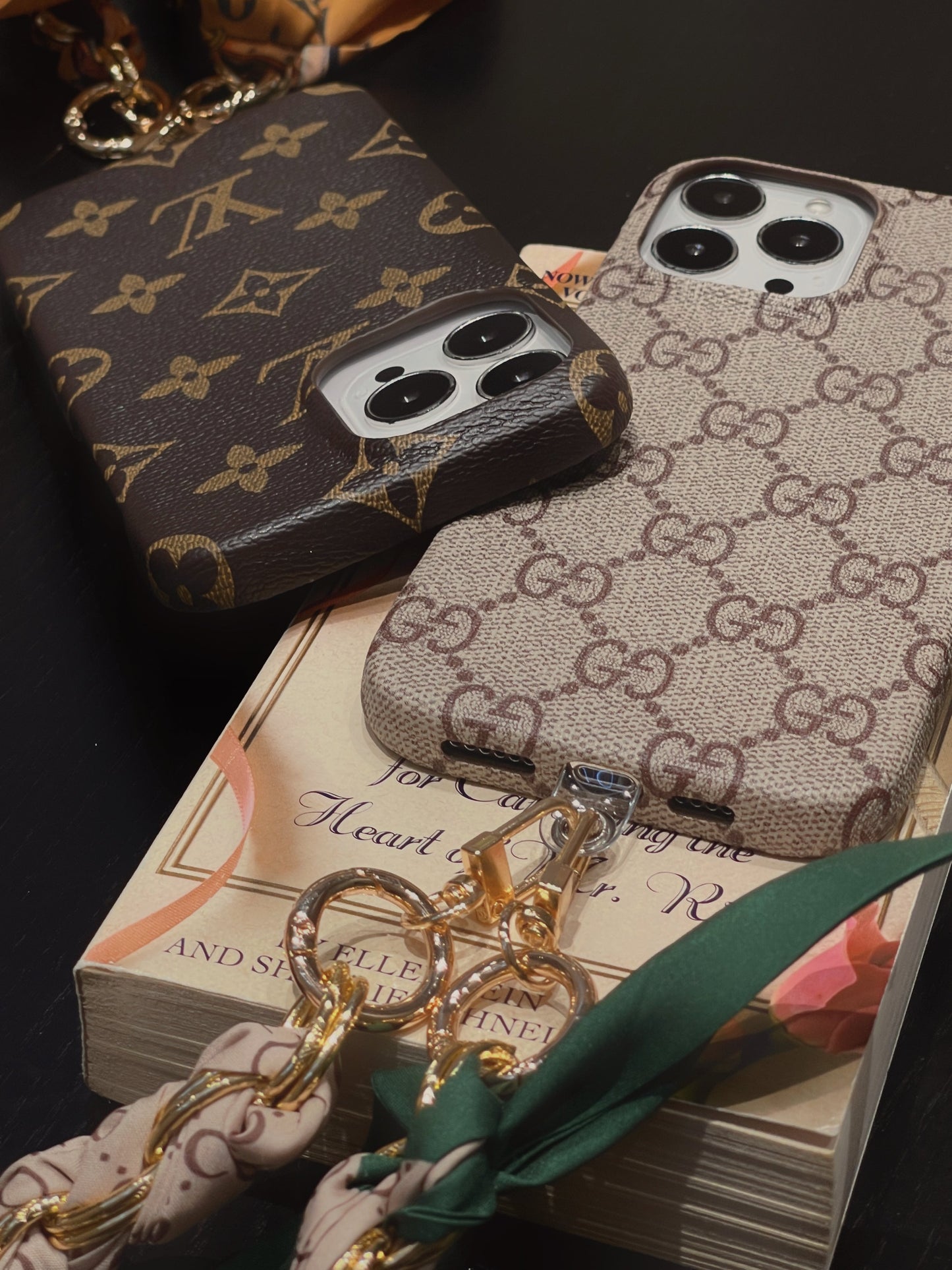 Lou de pulseira de seda Lou capa para iPhone