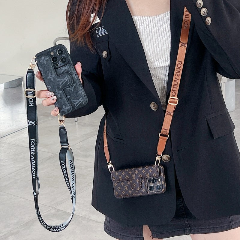 Lou sidekortholder CrossBody iPhone -saken