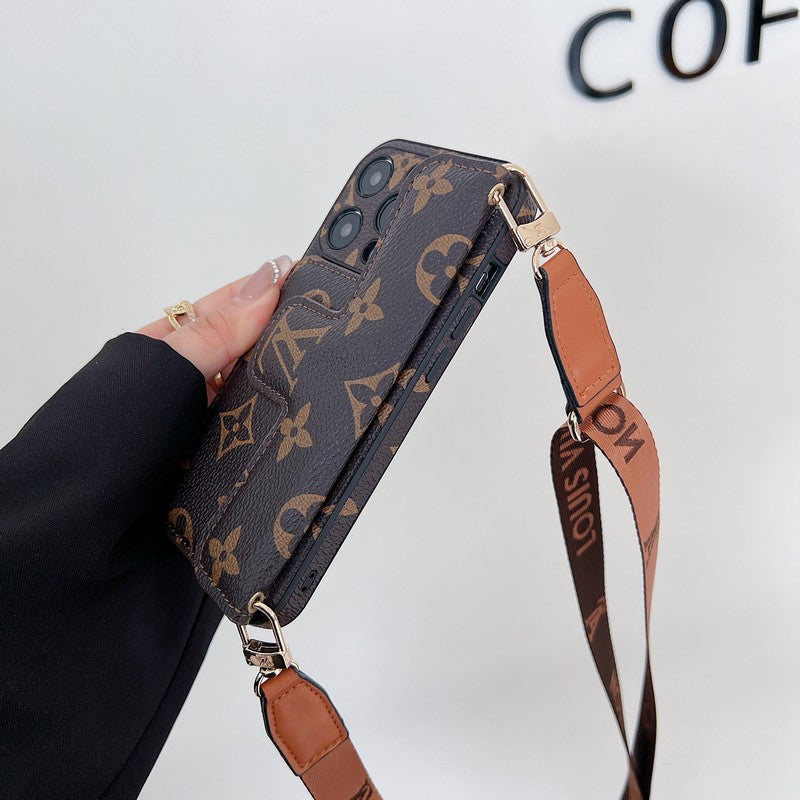 Lou sidekortholder CrossBody iPhone -saken