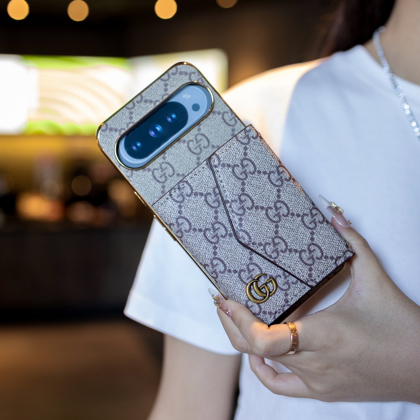 Luksuskortholderstil Google Pixel Phone Case