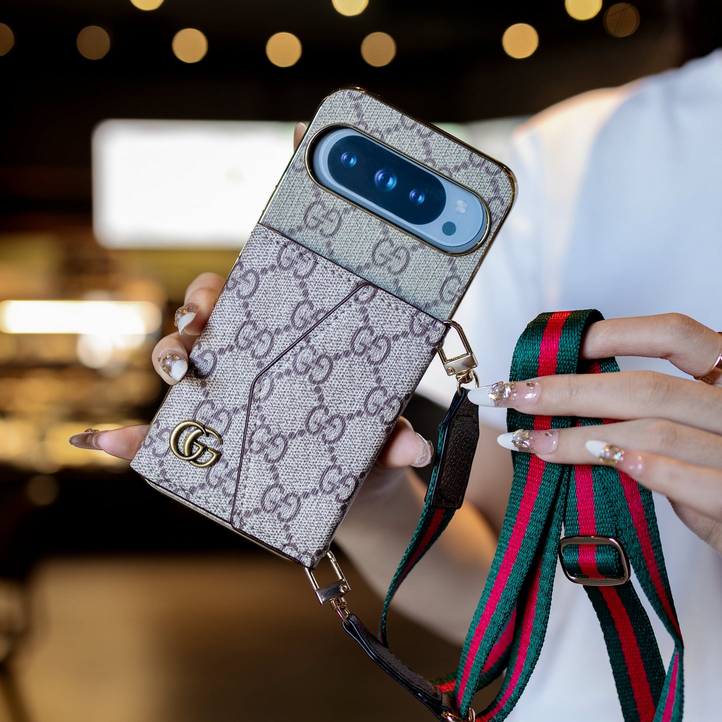 Luksuskortholderstil Google Pixel Phone Case