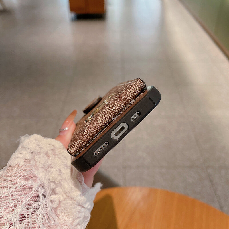 Custodia per iPhone Coach con portafoglio -LBK241416