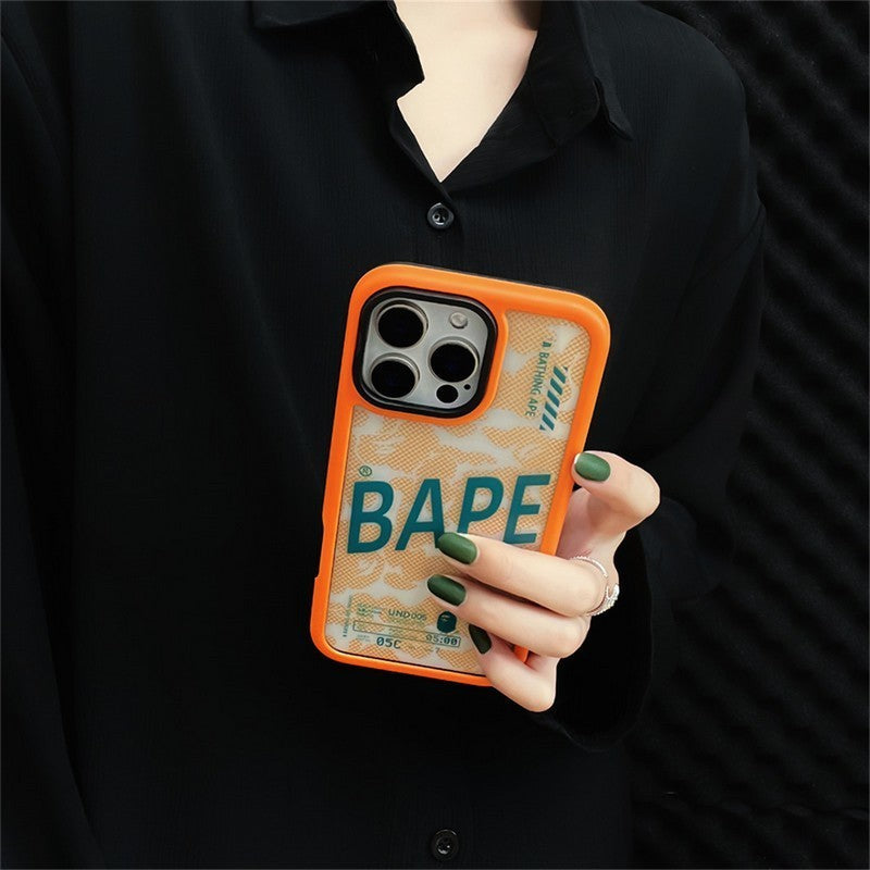 Ape Orange Cover iPhone -saken