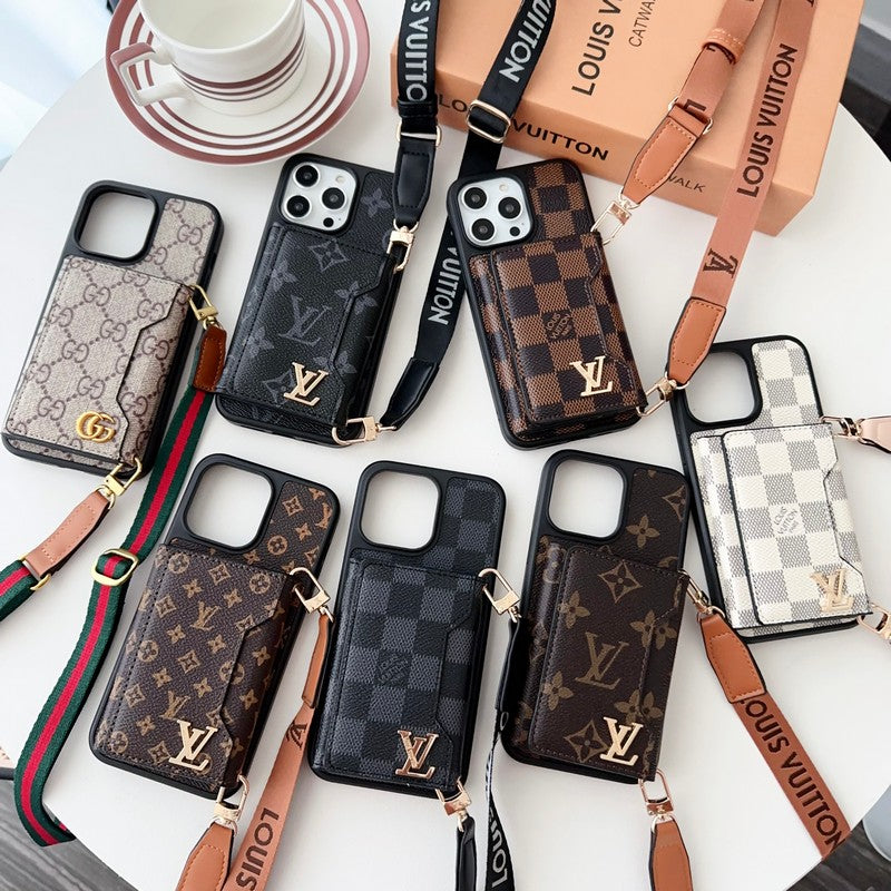 Lou sidekortpose Crossbody Color iPhone Case