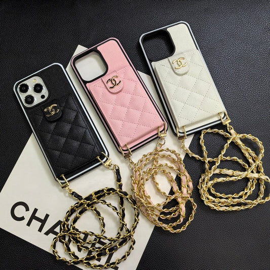 C.C iPhone-skinndeksel i skinn