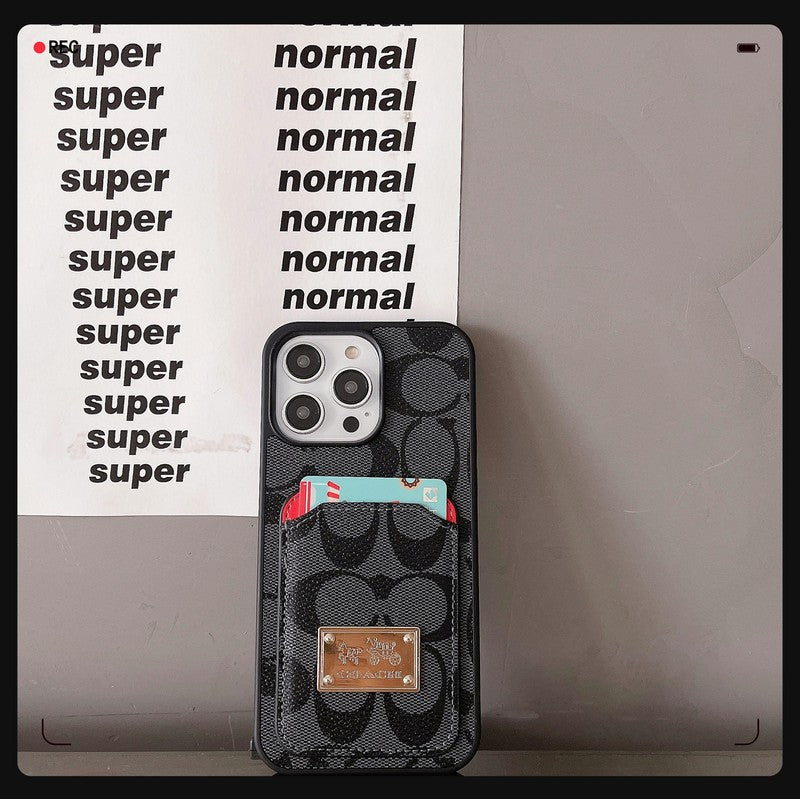 COA Card Bag Leather iPhone Case