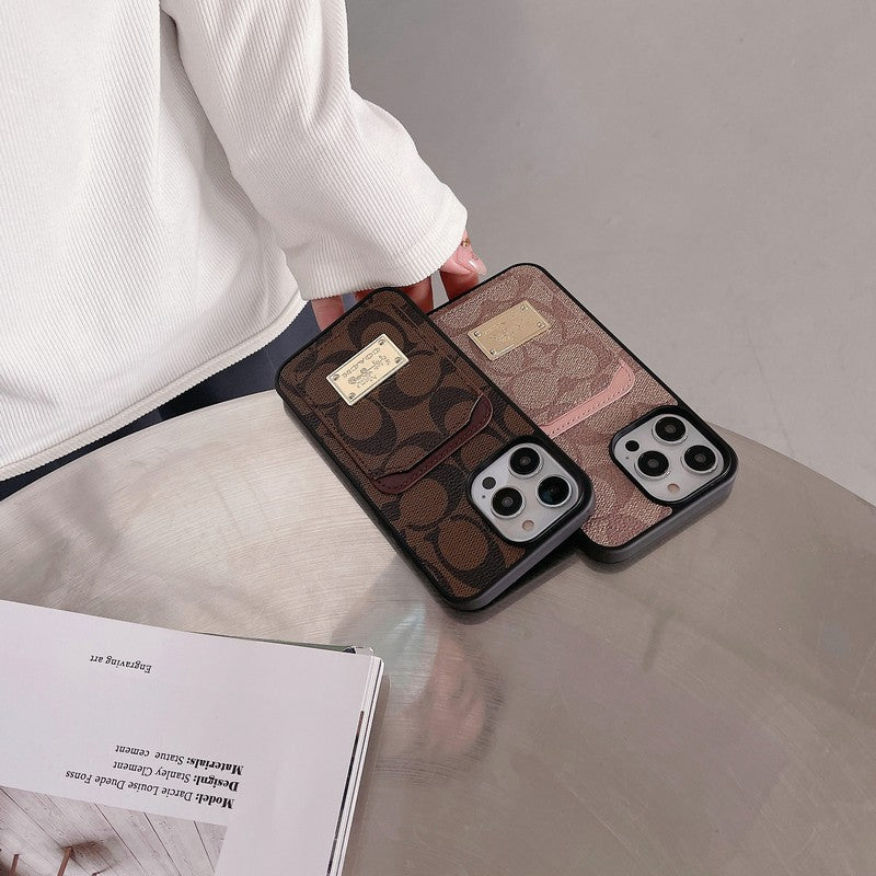 COA Card Bag Leather iPhone Case