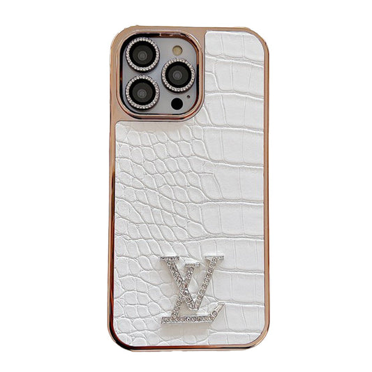 Lou Diamond Logo Rose Gold iPhone