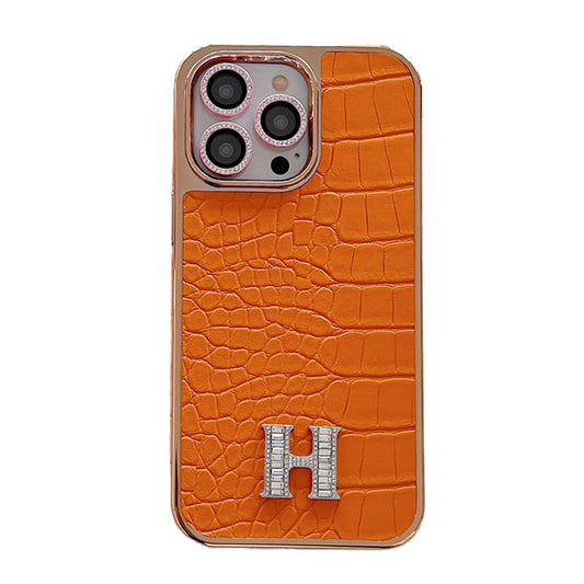 Herm Diamond Logo Rose Gold iPhone -hoesje