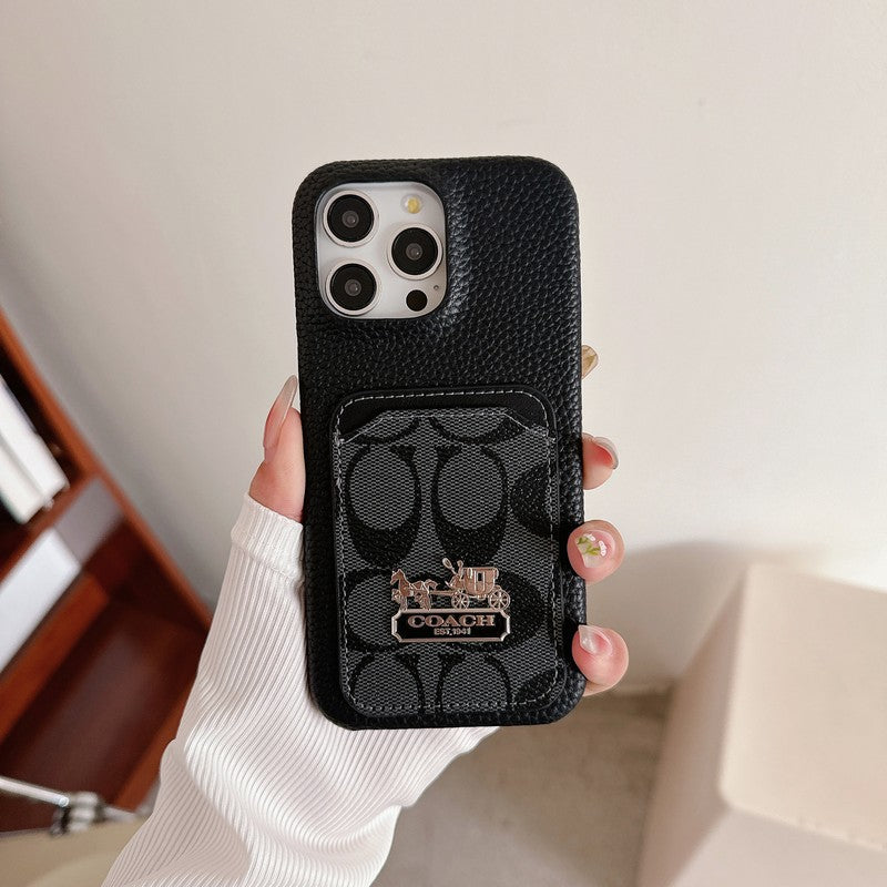 Coa saco de couro para iphone de couro
