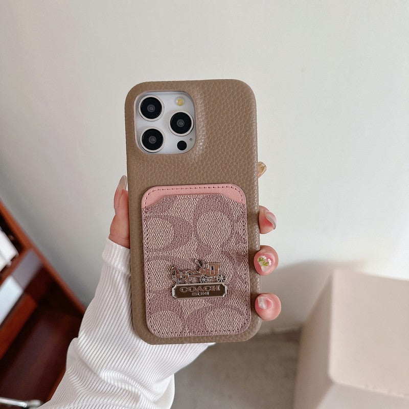 Coa saco de couro para iphone de couro