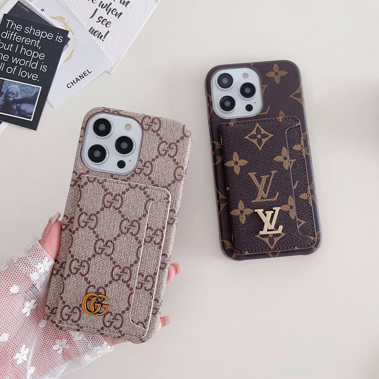 GG -kortholder iPhone -saken