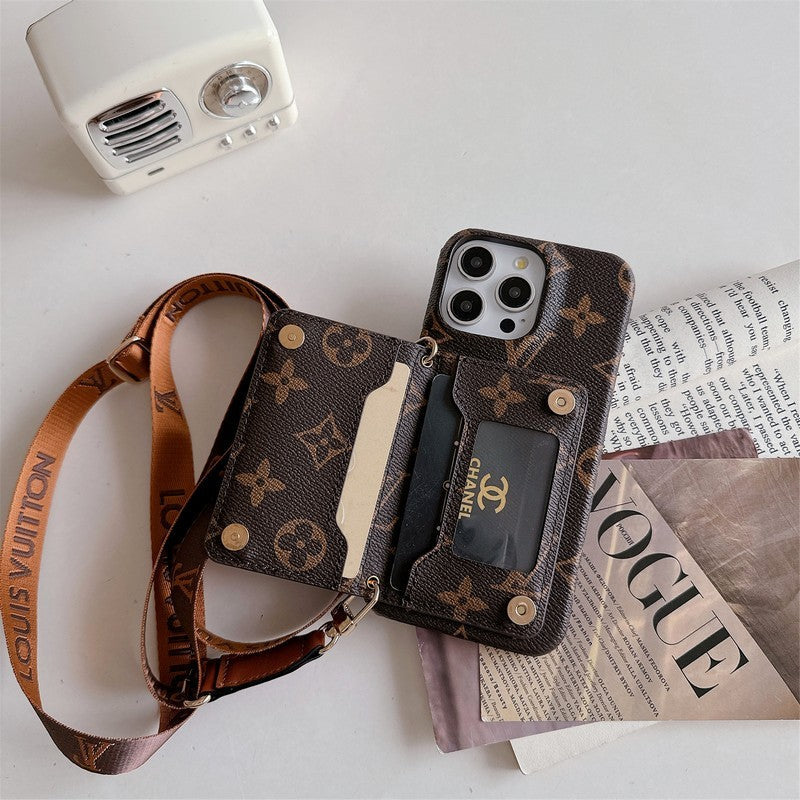Lou Card Bag Crossbody Classic iPhone -sak