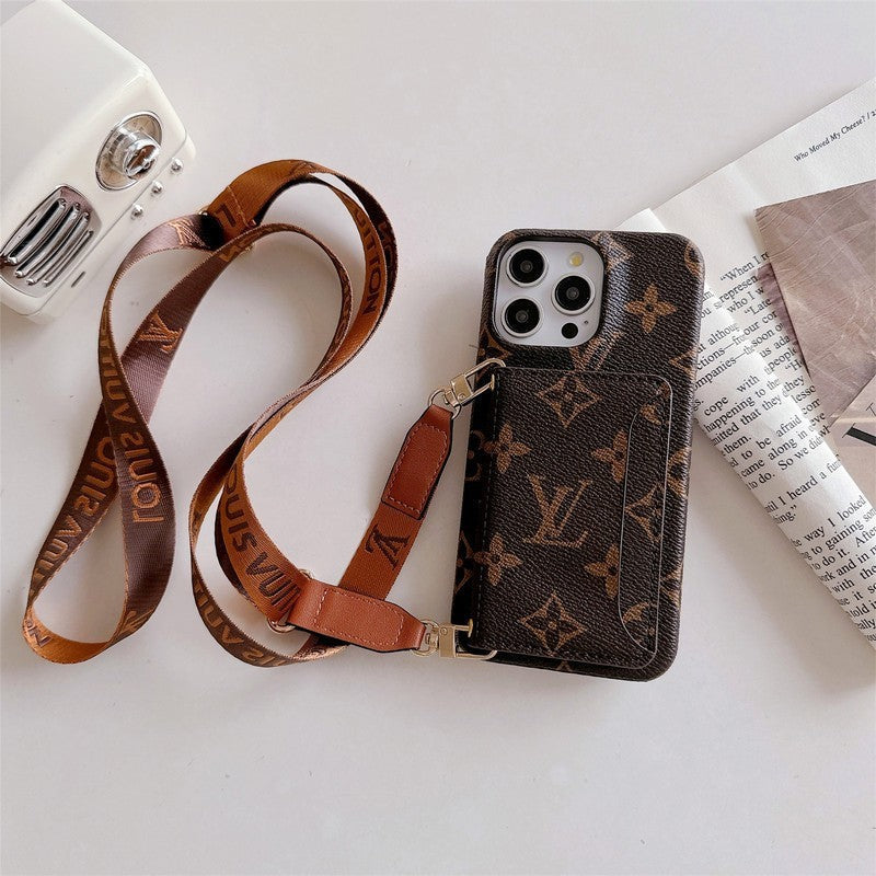 Lou Card Bag Crossbody Classic iPhone -sak