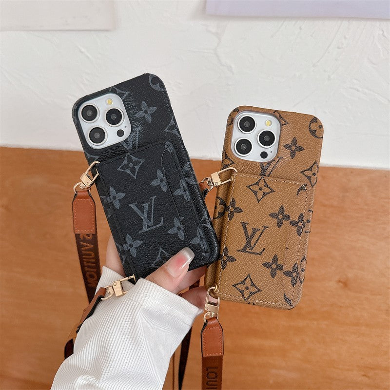 Lou Card Bag Crossbody Classic iPhone -sak