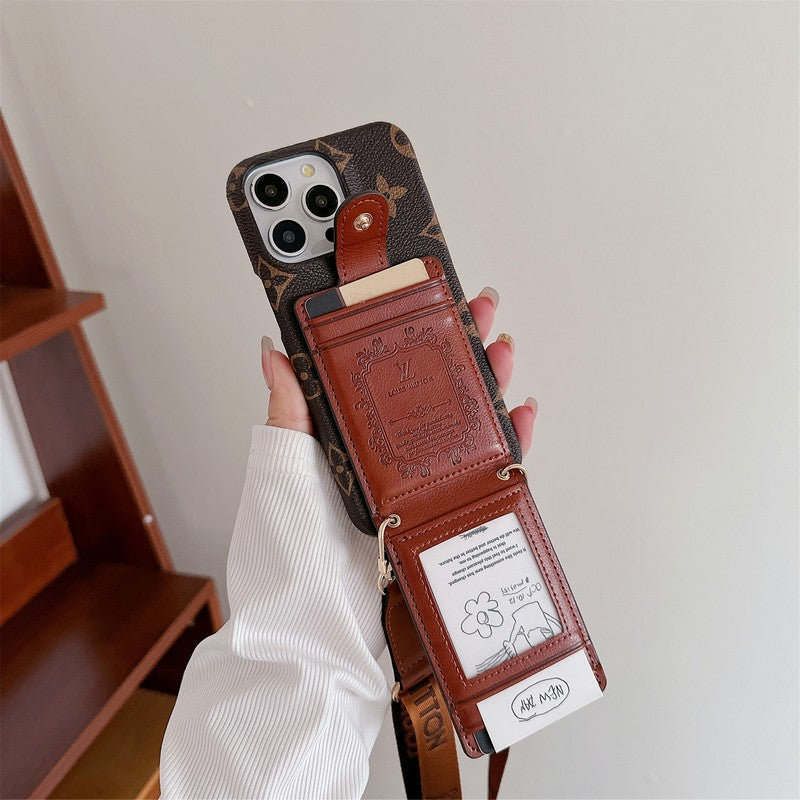 Lou Card Saco de Cartão Casa Cruzbody Iphone Case