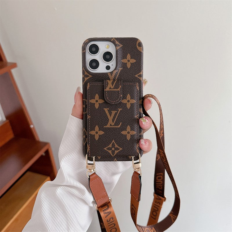 Lou Card Saco de Cartão Casa Cruzbody Iphone Case