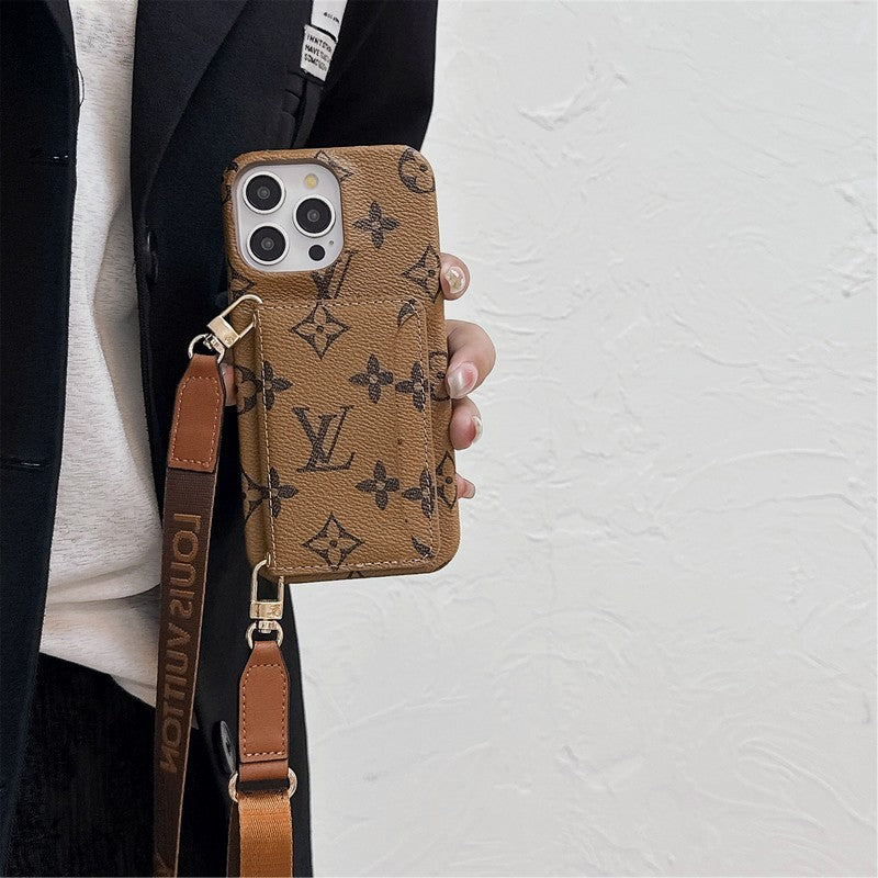 Lou Card Bag Crossbody Classic iPhone -sak