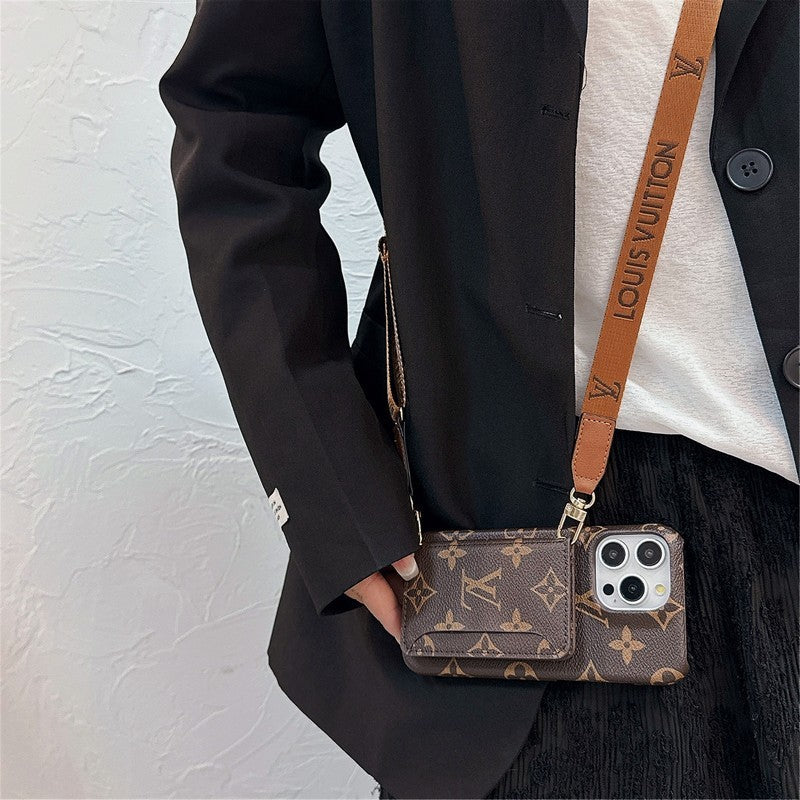 Lou Card Bag Crossbody Classic iPhone -sak